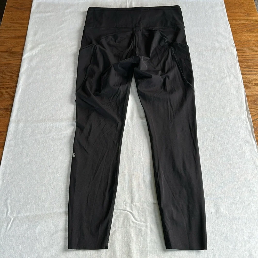 Lululemon Fast & Free 7/8 Tight Black 8 - Picture 6 of 10